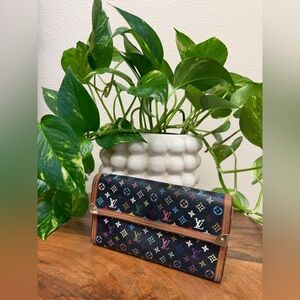 Louis Vuitton Black Murakami Wallet